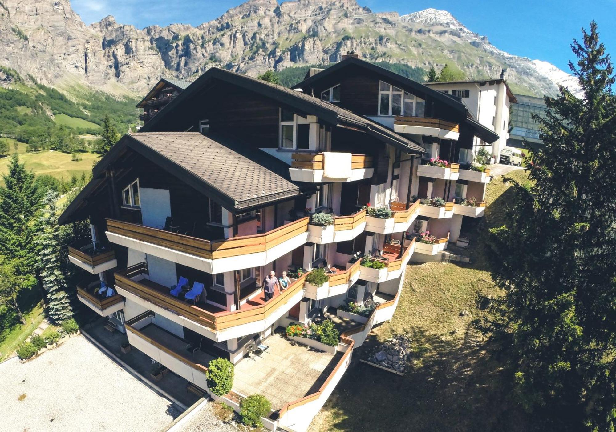 Hotel Alpenblick-Leukerbad-Therme Esterno foto