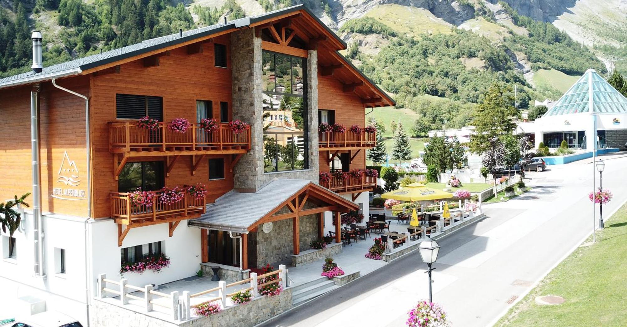 Hotel Alpenblick-Leukerbad-Therme Esterno foto